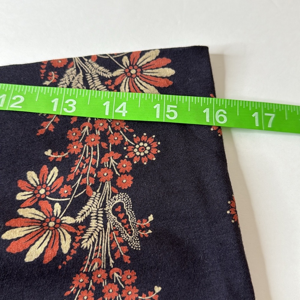 Patagonia Organic Cotton Convertible Dress Navy Blur Floral Large - Picture 11 of 12